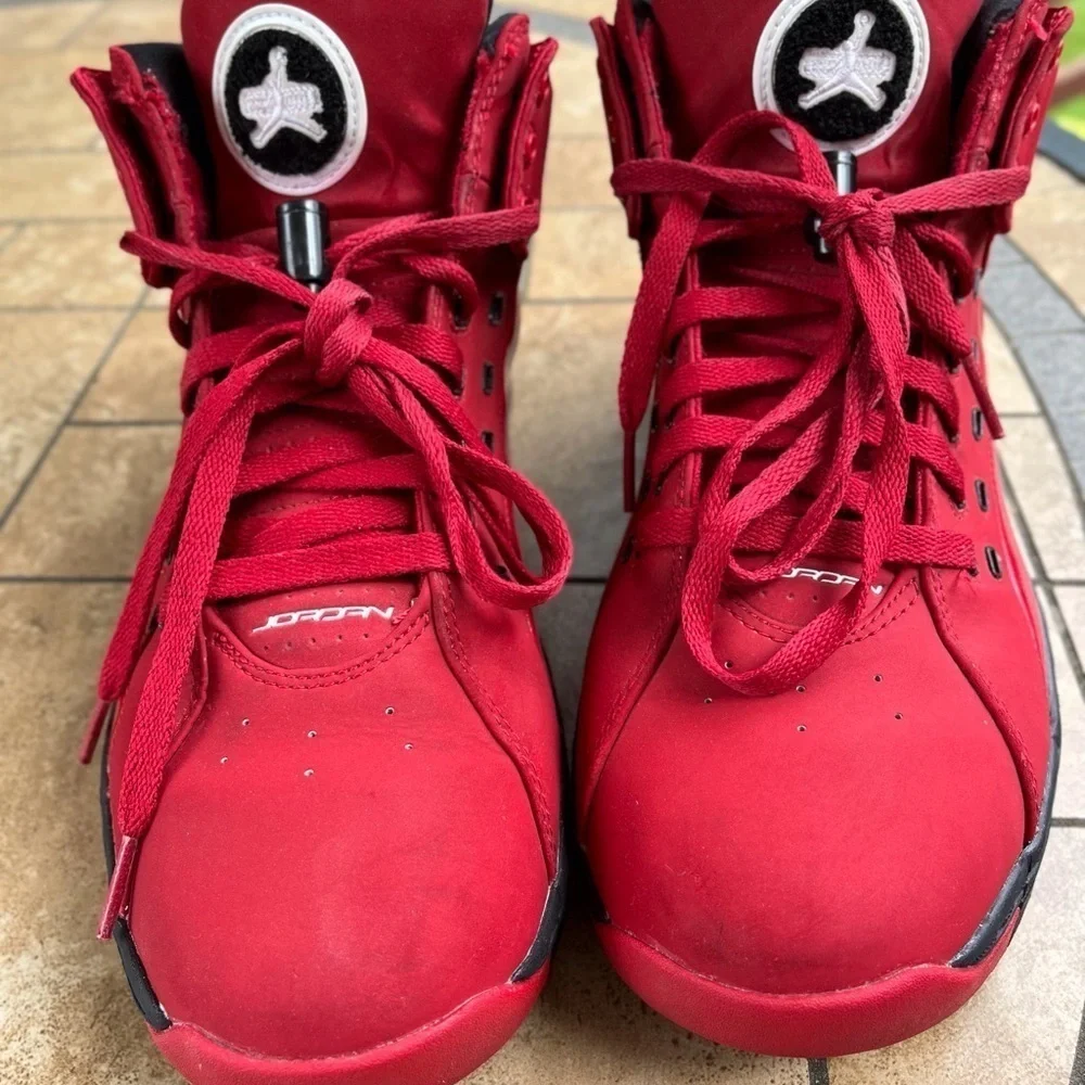 Nike Air Jordan Ol School Gym Red Black Basketball Shoes S. 10 317223-60…
